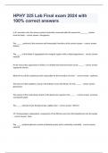 HPHY 325 Lab Final exam 2024 with 100&percnt; correct answers