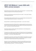 HPHY 325 Midterm 1 exam 2024 with 100&percnt; correct answers