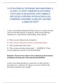 VATI MATERNAL NEWBORN 2025&sol;2026 BUNDLED EXAMS  LATEST VERSIONS  QUESTIONS AND CORRECT DETAILED ANSWERS WITH RATIONALES &lpar;VERIFIED ANSWERS&rpar; &vert;ALREADY GRADED A&plus;&vert;&vert;BRAND NEW&excl;&excl;