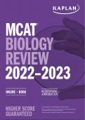 MCAT Biology Review 2022-2023 Study Guide Test Prep