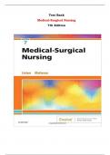 Test Bank For Medical-Surgical Nursing  7th Edition By Adrianne Linton, Mary Ann Matteson |All Chapters,  Year-2023/2024|