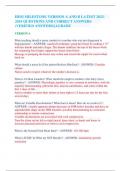 HESI MILESTONE VERSION A AND B LATEST 2023-2024 QUESTIONS AND CORRECT ANSWERS &lpar;VERIFIED ANSWERS&rpar;&vert;AGRADE   