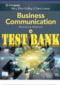 Test Bank For Business Communication Process & Product 10th Edition