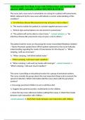 Fundamentals Test Bank Exam with 262Questions and Answers all answers 100&percnt; correctly verified 2023&sol;2024 RATED A&plus;