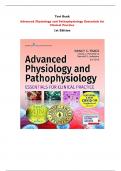 Test Bank For Advanced Physiology and Pathophysiology Essentials for Clinical Practice 1st Edition By Nancy C. Tkacs , Linda L. Herrmann, Randall L. Johnson |All Chapters,  Year-2023/2024|