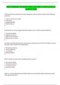 NCSF PERSONAL TRAINING EXAM-with 100&percnt; verified solutions-posted in 2023