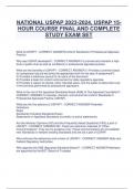 NATIONAL USPAP 2023-2024, USPAP 15- HOUR COURSE FINAL AND COMPLETE  STUDY EXAM SET
