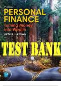 Personal Finance Turning Money Into Wealth, 9e (Keown) Test Bank