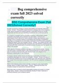 Bsg comprehensive exam fall 2023 solved correctly BSG Comprehensive Exam (Fall 2023)Solved Correctly!! The benefits of pursuing a strategy of social responsibility and corporate citizenship