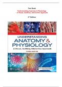 Test Bank For  Understanding Anatomy & Physiology : A Visual, Auditory, Interactive Approach  3rd Edition Gale Sloan Thompson |All Chapters,  Year-2023/2024|