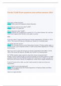 Florida TLSAE Exam questions and verified answers &vert;2024