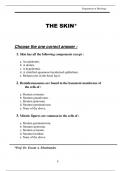 USMLE step 1 Histology Skin MCQ questions 2023 with model answers - Your guide to pass the exam