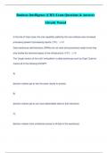 Business Intelligence &lpar;CH3&rpar; Exam Questions & Answers Already Passed