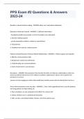 PPS Exam &num;2 Questions & Answers 2023-24