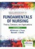 Test Bank Davis Advantage for Fundamentals Of Nursing (2 Volume Set) 4th Edition Judith M. Wilkinson, Leslie S. Treas CHAPTER 1 . Evolution of Nursing Thought & Action 2024