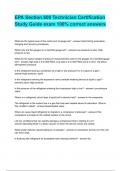 EPA Section 608 Technician Certification Study Guide exam 100&percnt; correct answers