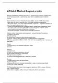 ATI Adult Medical Surgical proctor