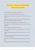  Bundle for ATI Anatomy & Physiology  Exams Compilations with Complete Solutions &vert; Verified & Updated 