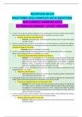 NUTRITION RN ATI PROCTORED 2023 COMPLETE WITH QUESTIONS AND CORRECT ANSWERS WITH RATIONALES|AGRADE LATEST UPDATES 1. A nurse in an acute care facility is planning care for a client who has chosen to follow Islamic dietary laws during Ramadan. Which of the