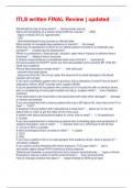 ITLS written FINAL Review &vert; updated 