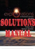 Explorations Introduction to Astronomy&comma; 9th Edition Thomas Arny&comma; Stephen Solution Manual