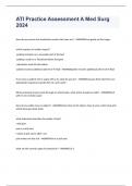 ATI Practice Assessment A Med Surg