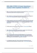 EPA 608 &lpar;TYPE II&rpar; Exam Questions &lpar;Latest 2024 Update&rpar; Graded A&plus;&period;