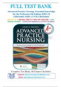 Test Bank for Advanced Practice Nursing&colon; Essential Knowledge for the Profession 5th Edition by Susan M&period; DeNisco&comma; All Chapters &vert; Complete Guide A&plus;