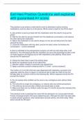 Exit Hesi Practice Questions