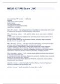 MEJO 137 PR Exam UNC Questions with solutions 2023