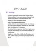 REVISION PACK Biopsychology and Approaches A Level AQA Psychology 