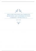 MED-SURG BSN HESI 266 COMPLETE QUESTIONS AND ANSWERS 2023&sol;2024 &lpar;VERIFIED&rpar; 100&percnt;&vert;RATED A&plus;
