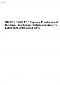 fnp capstone practicum and intensive final exam rated aquestions and answers new 202...
