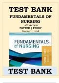 Test Bank for Fundamentals of Nursing 11th Edition Potter Perry Stockert & Hall