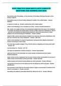 CCHT PRACTICE EXAM DAVITA &WGU D265 CRITICAL THINKING REASON AND EVIDENCE