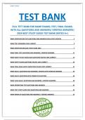 FULL TETT BANK FOR RAMP EXAMS; TEST; FINAL EXAMS; WITH ALL QUESTIONS AND ANSWERS/ VERIFIED ANSWERS| 2024 BEST STUDT GUIDE TEST BANK (RATED A+)