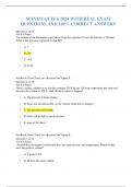 SCIN131 QUIZ 6 2024 WITH REAL EXAM QUESTIONS AND 100&percnt; CORRECT ANSWERS