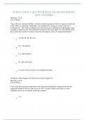 SCIN131 QUIZ 4 2024 WITH REAL EXAM QUESTIONS AND ANSWERS