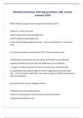 Nondiscrimination Training questions with correct answers 2024
