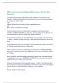 NCC obstetric inpatient Exam 52 Questions with Verified Answers&comma;100&percnt; CORRECT