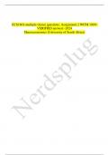 ECS1601-multiple choice questions&period; Assignment 2 WITH 100&percnt; VERIFIED answers -2024 Macroeconomics 
