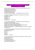 CWB 1 EXAM/114 QUESTIONS AND ANSWERS/A+ RATED