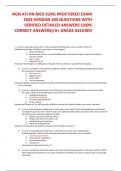 NGN ATI RN MED SURG PROCTORED EXAM  2023 VERSION 100 QUESTIONS WITH  VERIFIED DETAILED ANSWERS &lpar;100&percnt;  CORRECT ANSWERS&rpar;&sol;A&plus; GRADE ASSURED