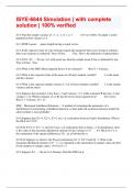 ISYE-6644 Simulation &vert; with complete solution &vert; 100&percnt; verified