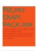 PVL3701 EXAM PACK 2024 