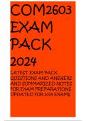 COM2603 EXAM PACK 2024 
