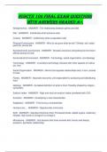 NUSCTX 104 Final Exam Questions with Answers Graded A&plus;&period;