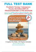 Test Bank for Psychiatric Nursing: Contemporary Practice 6th Edition by Mary Ann Boyd, All Chapters 1-43, A+ guide.