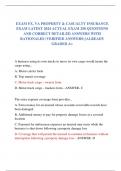 EXAM FX, VA PROPERTY & CASUALTY INSURANCE EXAM LATEST 2024 ACTUAL EXAM 250 QUESTIONS AND CORRECT DETAILED ANSWERS WITH RATIONALES (VERIFIED ANSWERS) |ALREADY GRADED A+ 