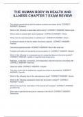 THE HUMAN BODY IN HEALTH AND  ILLNESS CThe stratum germinativum and the stratum corneum are layers of theHAPTER 7 EXAM REVIEW